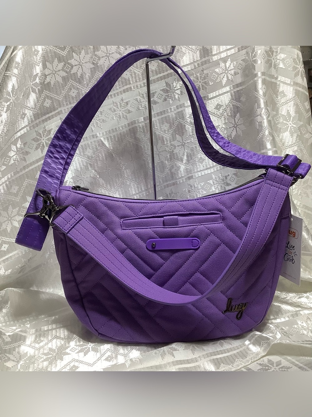 Lug Harmony Matte Luxe VL Cross Body Bag Amethyst